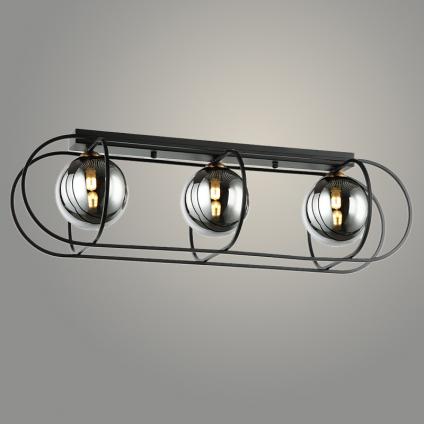 Люстра MXM-4877/3 BK+SG черный 3x40W G9 d680 h210, HAO24
